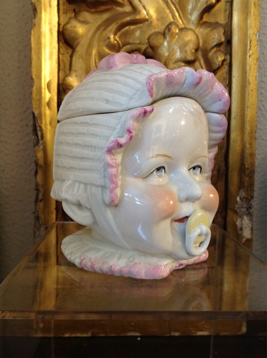 Caixa de tabaco em porcelana