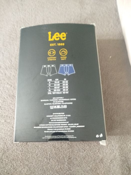 Nowe bokserki marki lee xxl