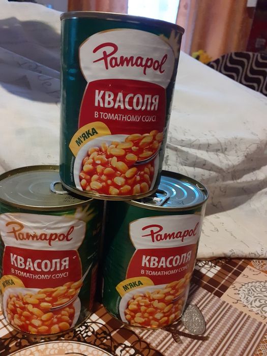Квасоля в банках смачна