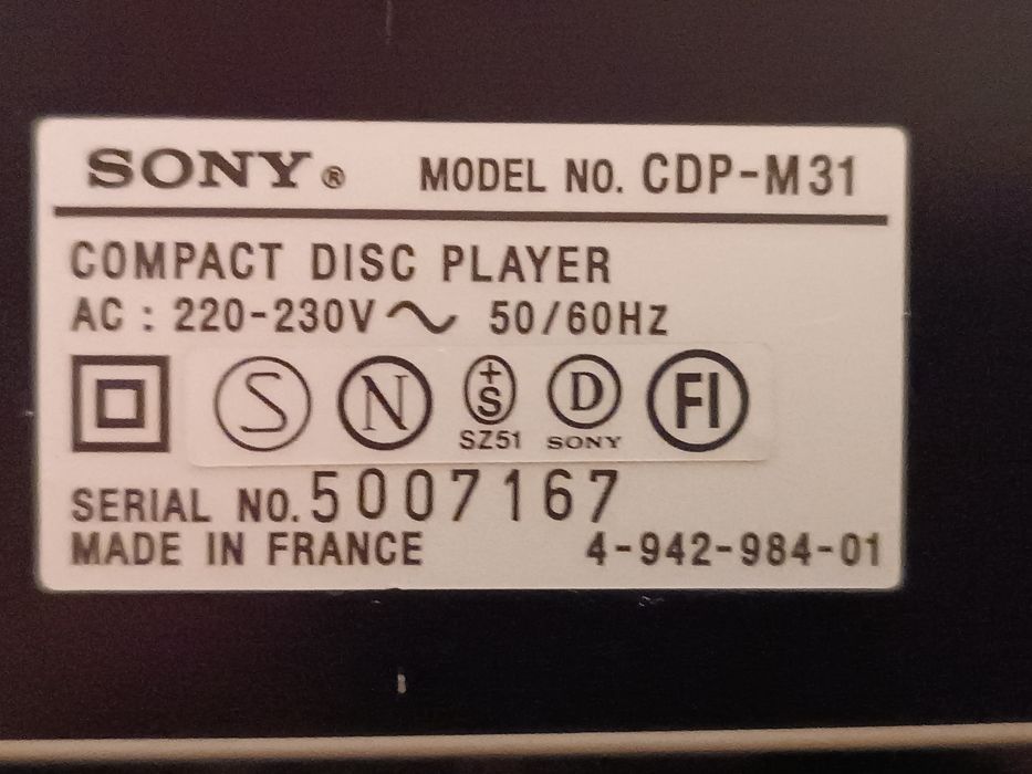 Комплект SONY STR-D265 надійний стерео ресивер &  CDP-M31