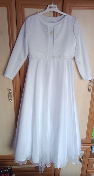 Sukienka komunijna z bolerkiem