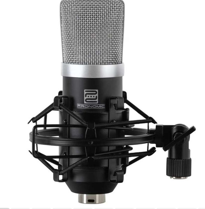 Pronomic CM-22 Mikrofon z dużą membraną  pająk osłona przeciwwiatrowa