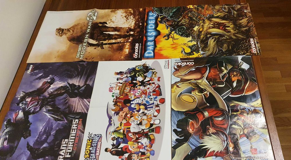 Posters Revistas Jogos
