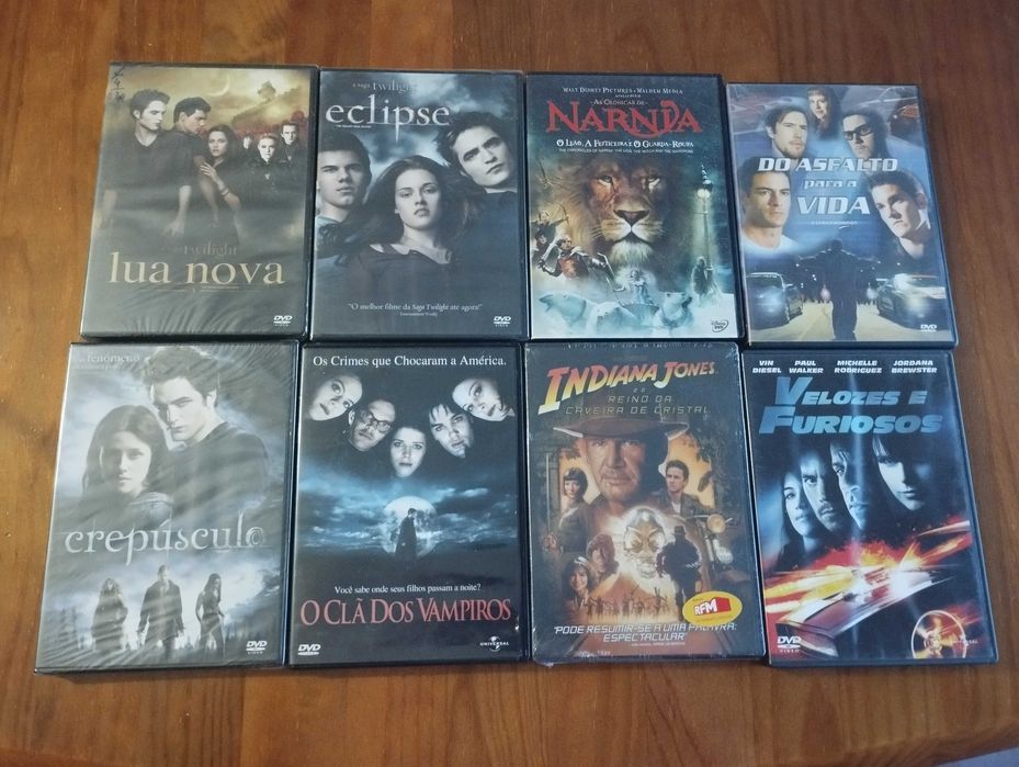 DVD's em excelente estado com selo original