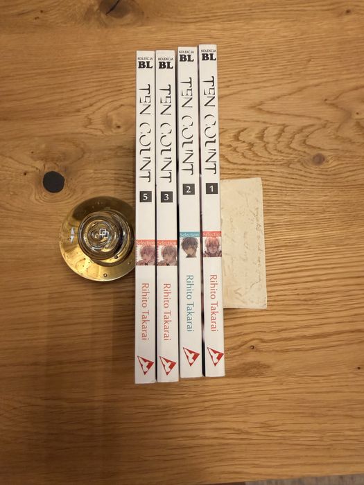 BL Manga „Ten count” - Tomy 1-3 & Tom 5