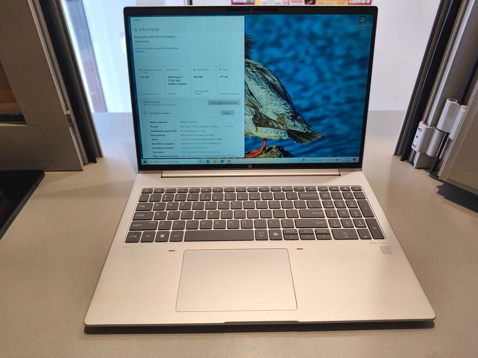 Laptop HP "ProBook" G11 465 | Ryzen 7 | 512GB SSD | 16GB RAM | WARTO!