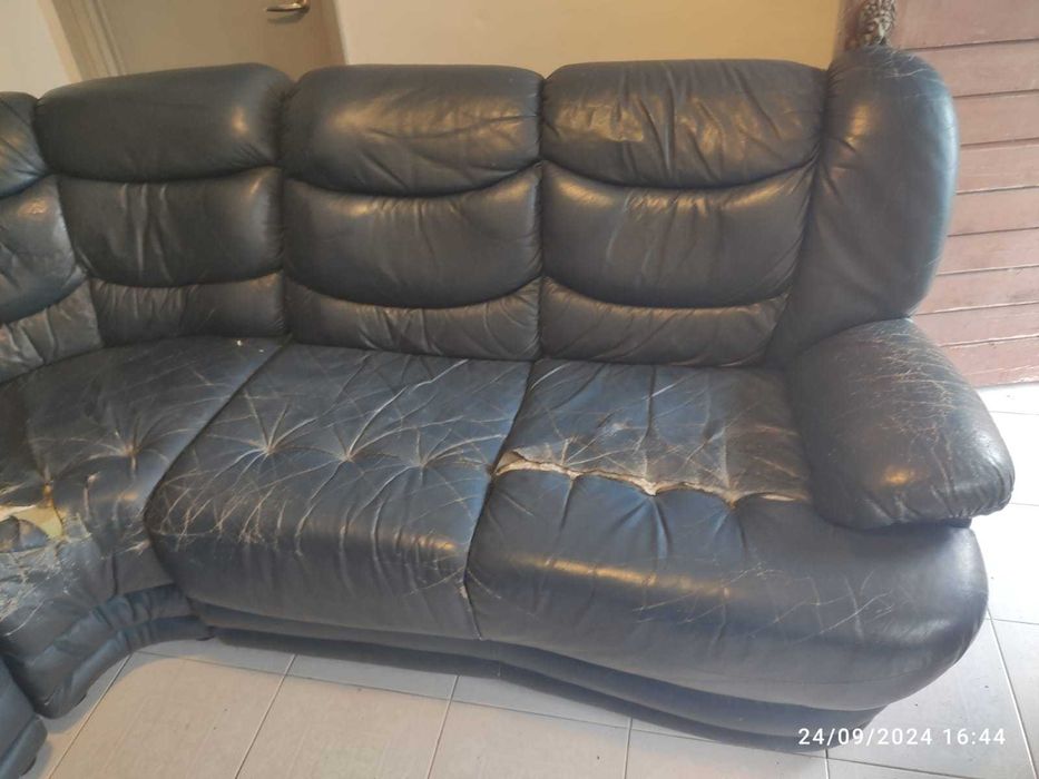 Sofá em pele, para restauro