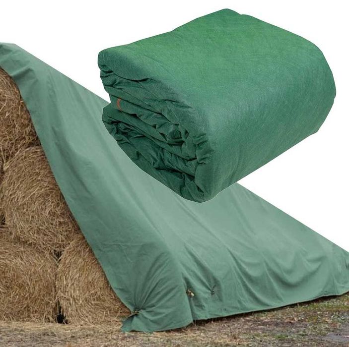 Fliz, agrowłóknina, włóknina sposób na przechowywanie bel siana, słomy