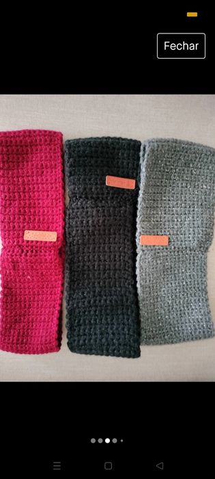 Golas em lã artesanais/Novas