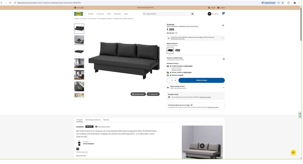Sofa rozkładana za darmo