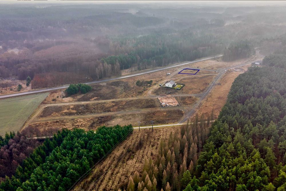 Działka budowlana w Dobrzycy na terenach Natura 2000 na sprzedaż