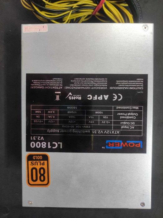 Zasilacz LC-Power LC1800 Mining Edition 1800W