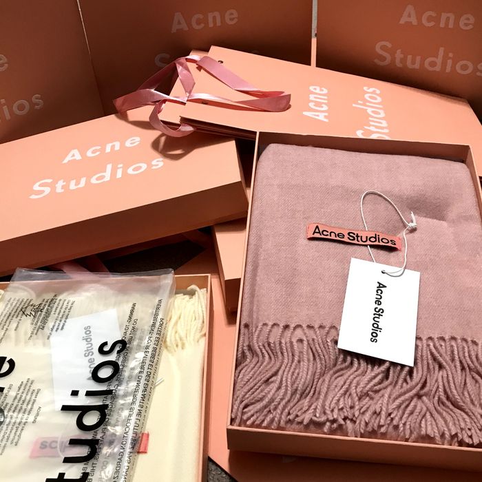 Шарф Acne Studios | Повний Подарунковий Комплект | Новий | Мохер/Вовна