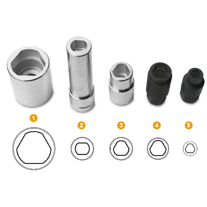 Chaves para Bomba Injectora - 5 Unidades