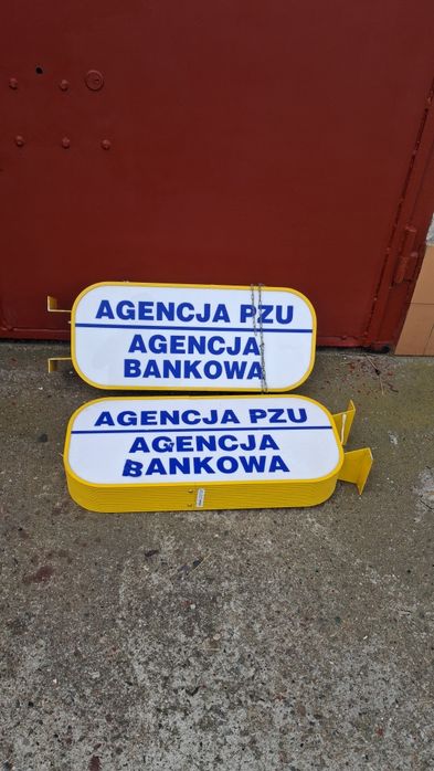 Baner reklamowy, solidny, aluminiowy, podświetlenie , sprawny.