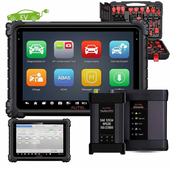 AUTEL MaxiSYS MS909 flash Programowanie ONLINE Topologia+DIAG. EV, HEV