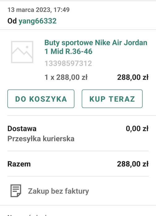 Buty Jordan rozm 37.5
