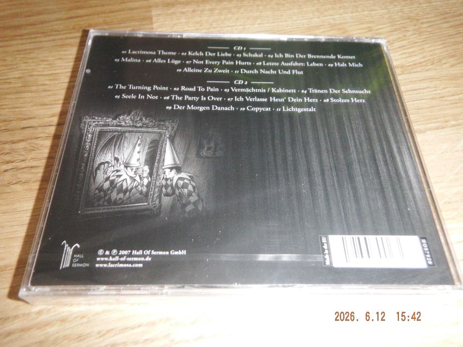 LACRIMOSA - Lichjahre    2 CD