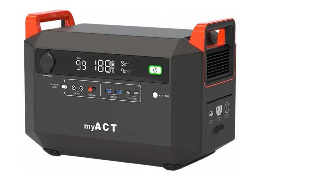 Зарядная переносна станция Портативна електростанція потужність 1 кВт