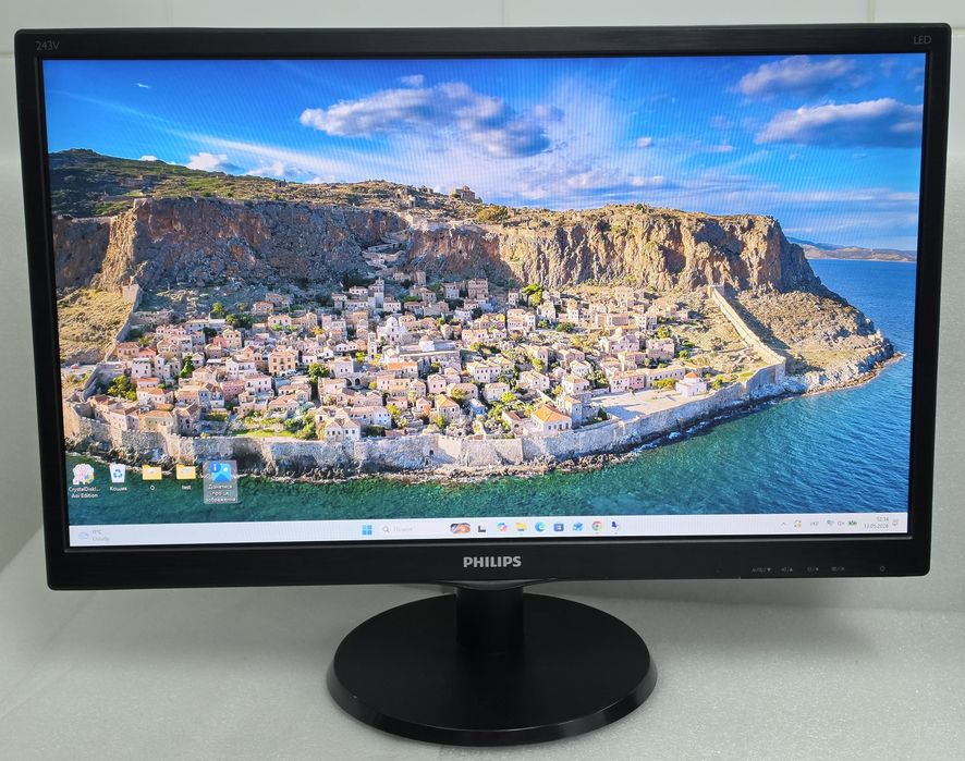 Монітори Philips 243V5LHAB, FullHD, HDMI, DVI, VGA