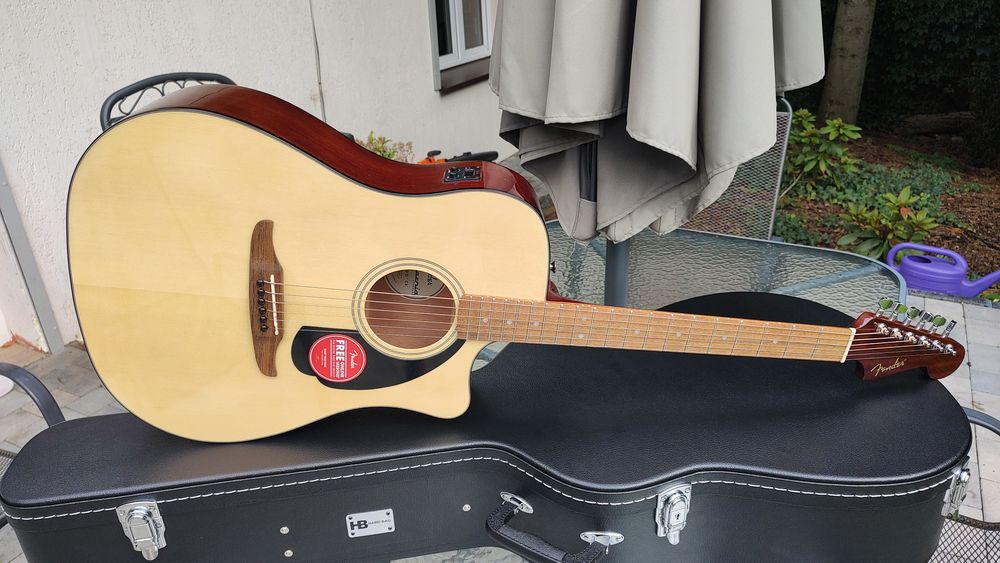 NOWA Fender California Standard Redondo CE NAT gitara elektroakustyczna CASE superwygodny instrument !!