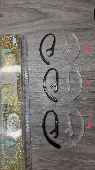 Дужки завушини блютуз гарнітури та навушників 10, 8, 7, 6, 5 мм