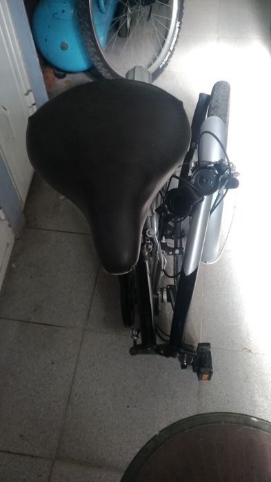 Bicicleta Dobrável roda 20 alumínio como nova toda afinada para adulto