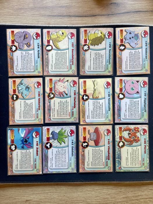Pokemon topps ingleses silver/rainbow foil 67/151