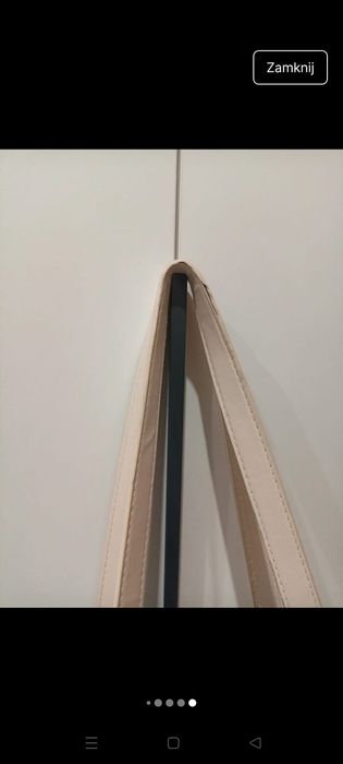 Duża torba shopperka pojemna beżowa sinsay