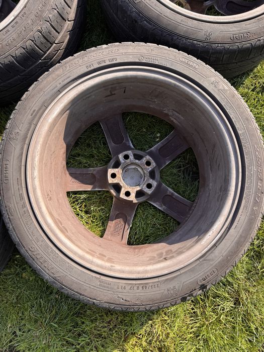 Felgi aluminiowe TEC AS2 17" 5x112 + opony Viking ProTech