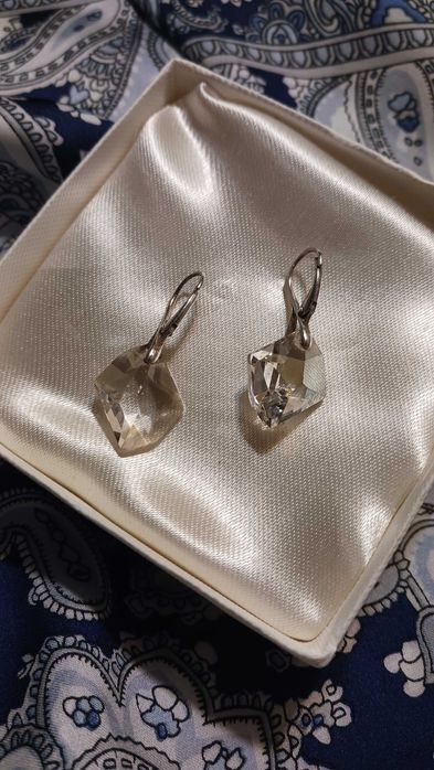 Kolczyki Swarowski w srebrze