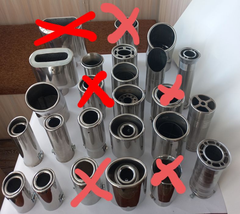 Насадки на глушник. Насадки на глушитель автомобиля