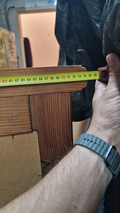 Espelho madeira maciça