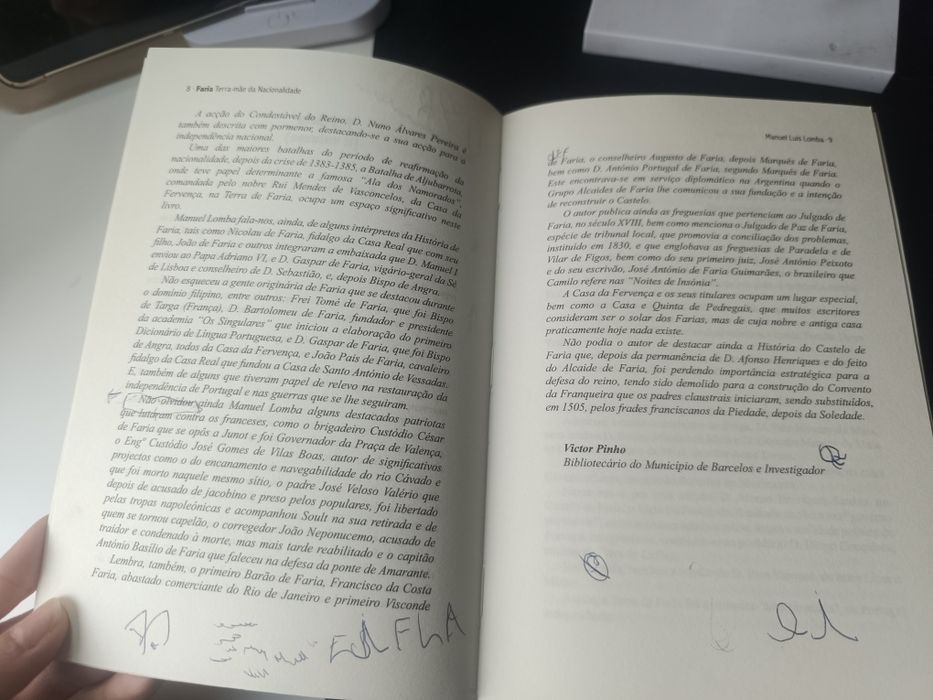 Faria, Terra-Mãe da Nacionalidade Vol II de Manuel Luís Lomba
