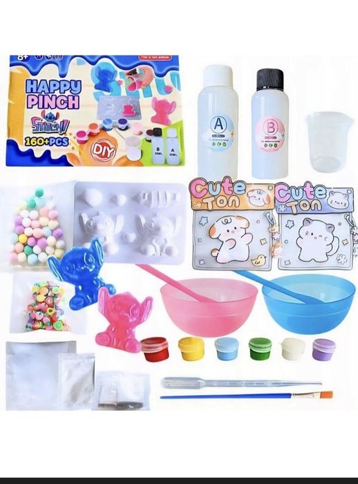 Набір для створення сквішів, слаймів своїми руками (DIY) стіч