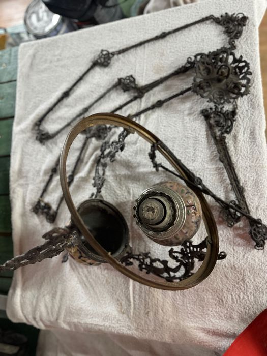 Candeeiro antigo a petróleo