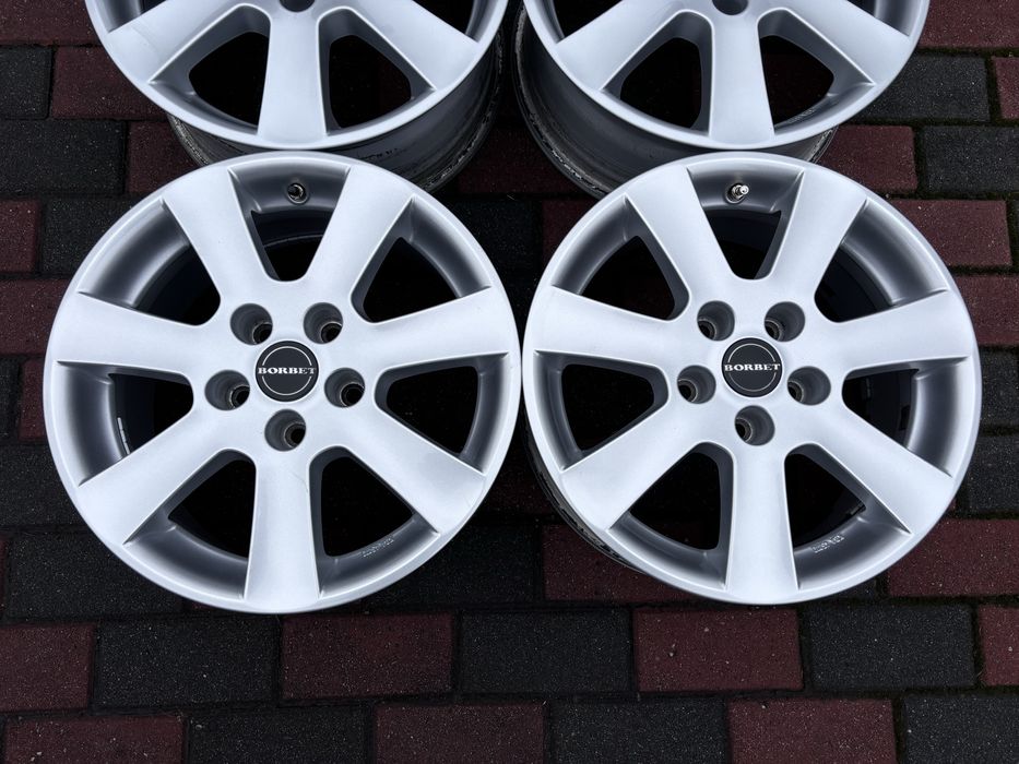 Felgi Borbet 5x112 7Jx16” ET38 VW Seat Skoda Audi Golf A3 Passat Toura