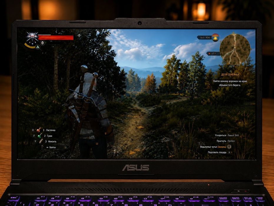 Игровой Asus Tuf 144 герц / 1650