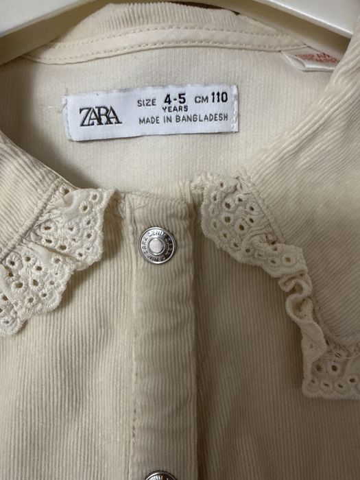 Сукня Zara вельветова з комірцем.110