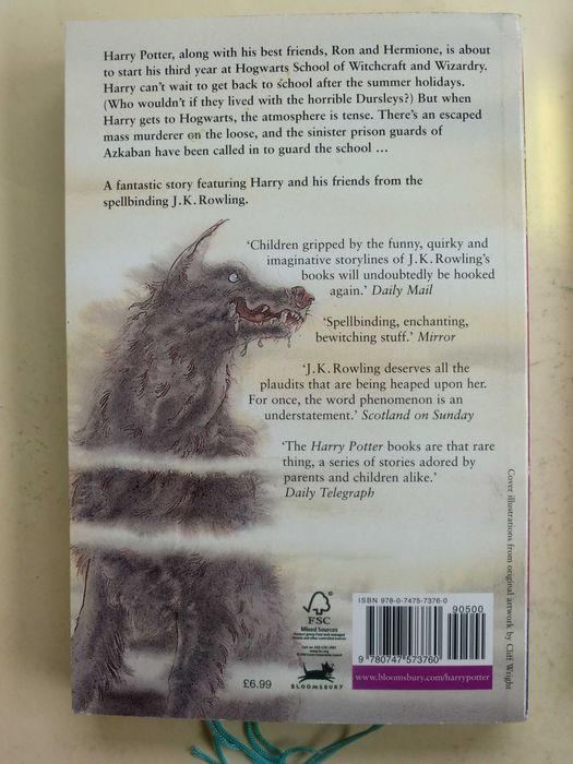 Harry Potter de J.K. Rowling -  1ª Edição em Inglês