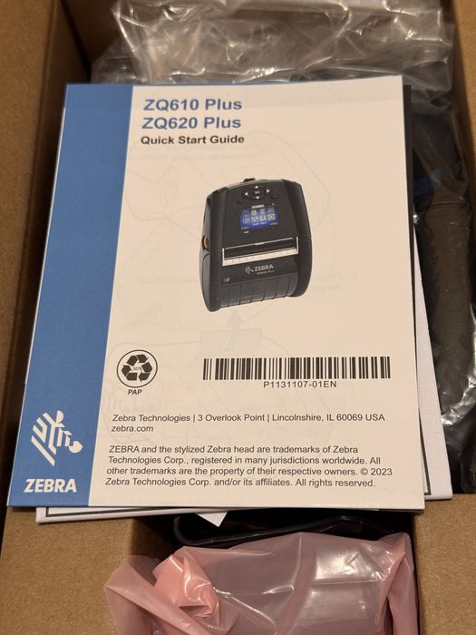 Drukarka etykiet Zebra ZQ610 Plus najnowszy model