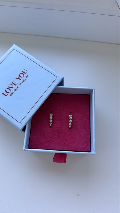 Сережки з жовтого золота 585