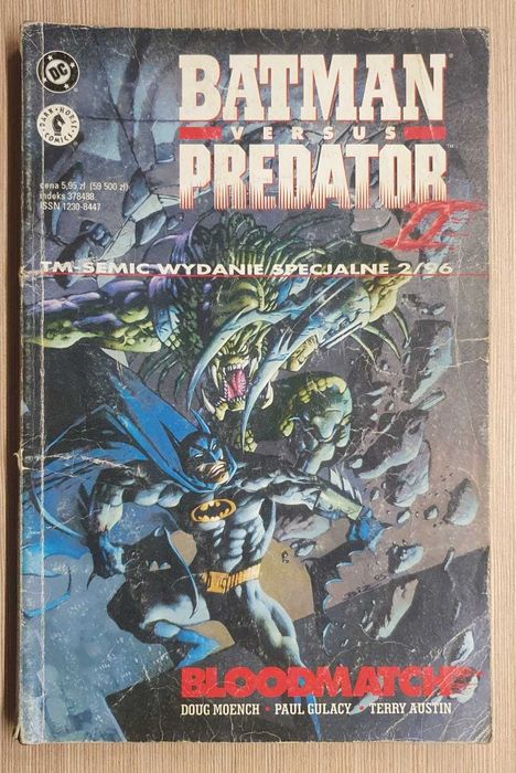 Komiks "Batman versus Predator II - Bloodmatch" wyd. 2/96