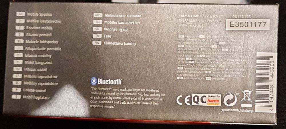 Głośnik Hama Pocket 2.0.bluetooth