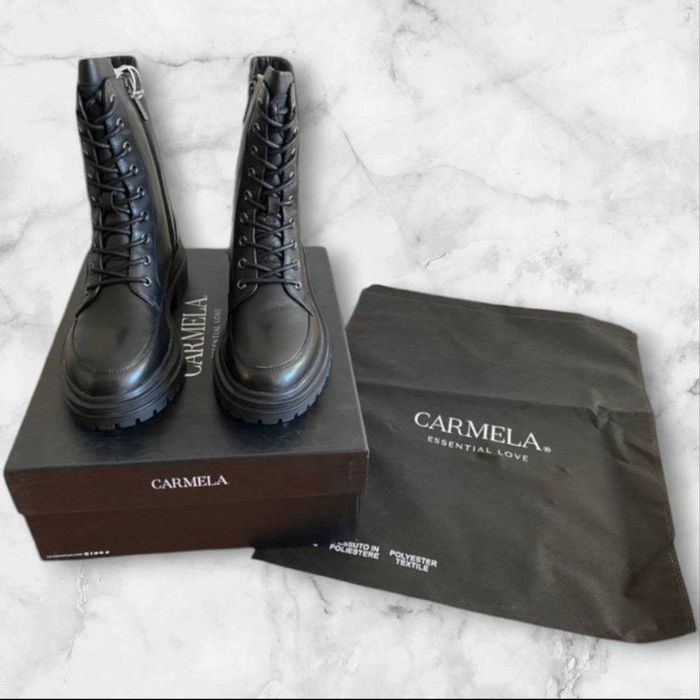 Eleganckie damskie botki skórzane Carmela, rozmiar 40, nowe