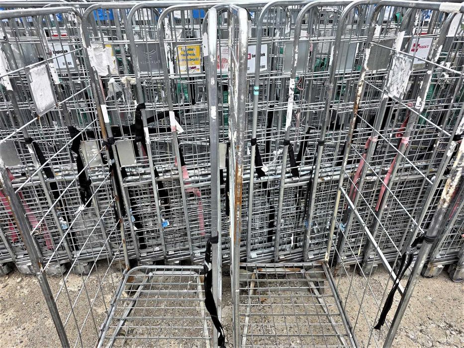 Wózek Rollkontener Transportowy Gniazdowy Magazynowy Kurierski Siatkow