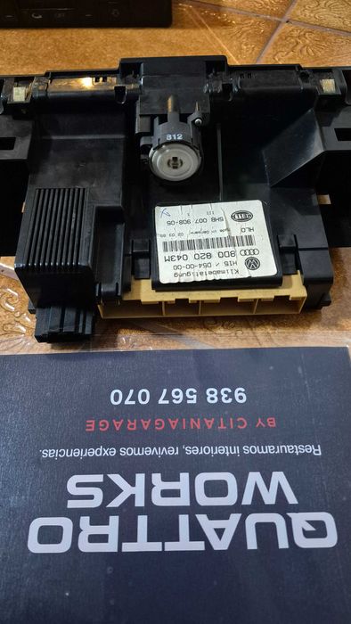 AUDI A4 B5(8D)-Climatronic /Módulo Sofagem Facelift 1Din 8D0,820043M