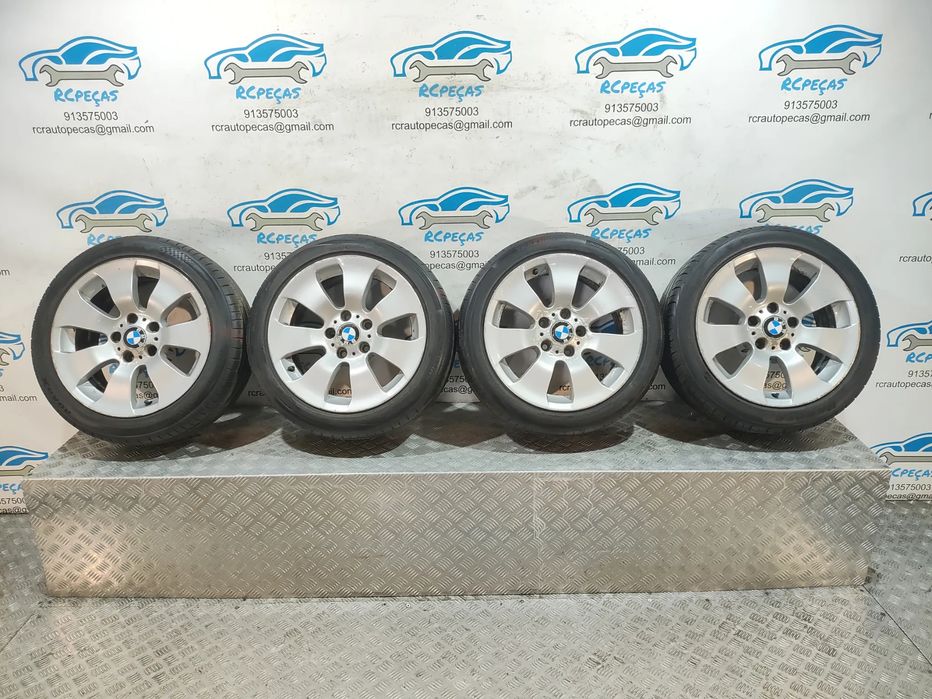 Conjunto Jantes 17 Originais BMW Serie 3 E90 8J ET34 5x120