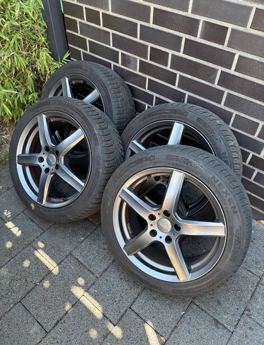 Легсплавні диски титани Dezent 5.112 із зимовою гумою Nexen