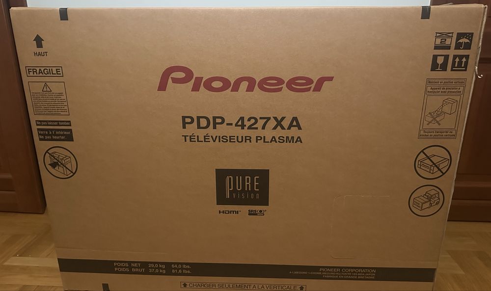 Pioneer plazma PDP 427 XA HDMI SRS